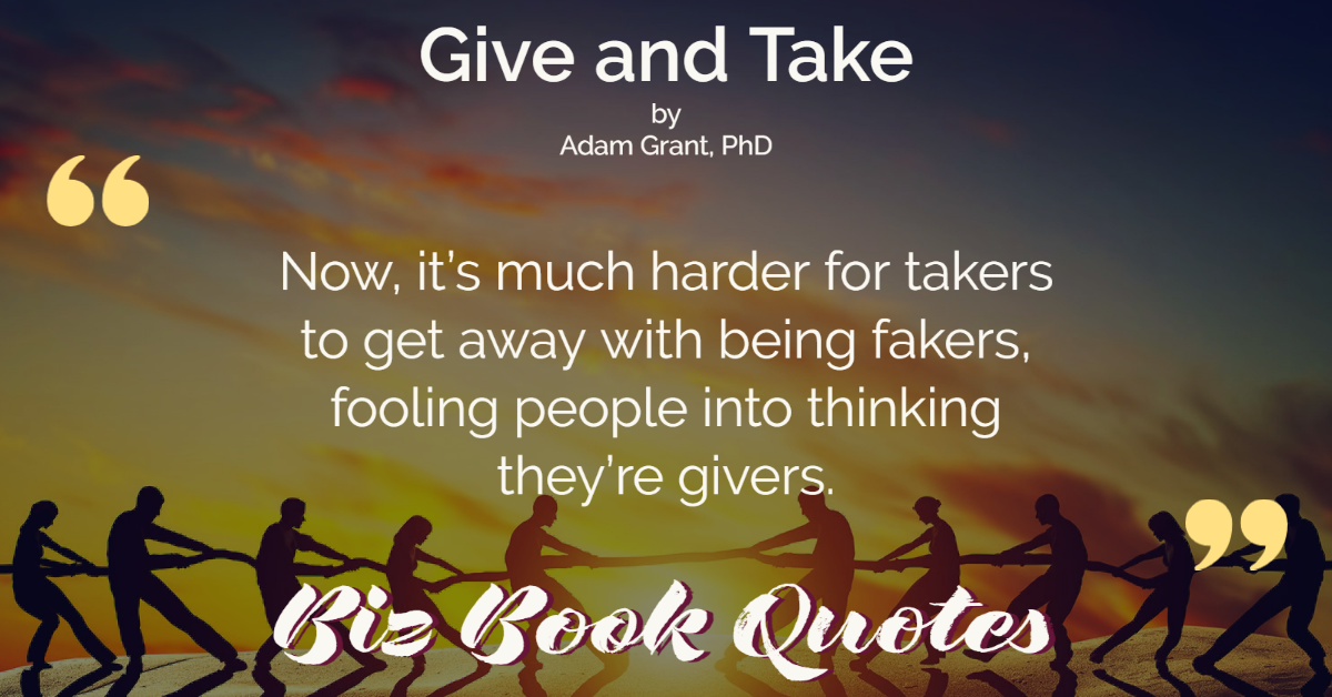 Quote from Give and Take